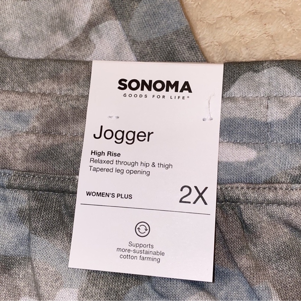 Sonoma Women's High Rise Joggers - Picture 4 of 5
